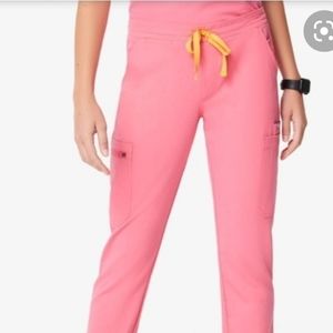 Figs Neon Pink Yola Scub Pants